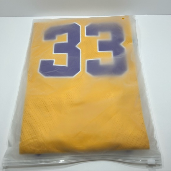 Iron Willed By Any Means Necessary Kareem Basketball Jersey 33 Size S NWT! - Picture 5 of 6